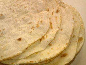 Тортилья,тортийя-мексиканский хлеб (домашний)