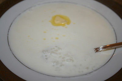 Суп молочный с крупой